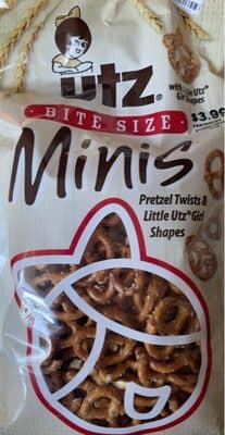 Bite size minis pretzel