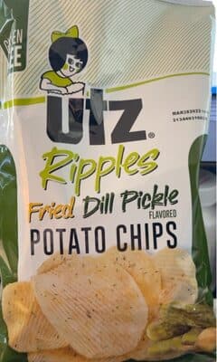 Fried Dill Pickle Potato Chips