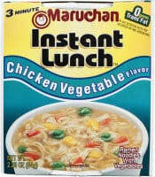 Instant Lunch, Raman Noodles With Vegetables, Chicken Vegetable