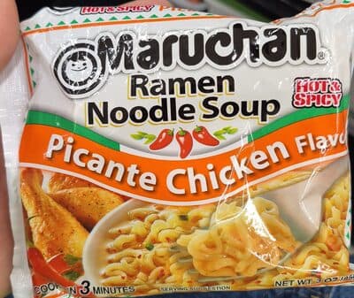 Ramen Noodle Soup Picante Chicken Flavor