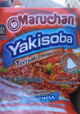 Yakisoba teriyaki chicken flavor