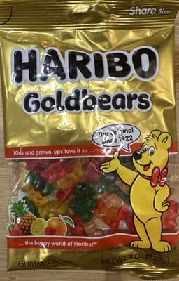 Gold-bears gummi candy