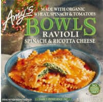 Spinach & Ricotta Cheese Ravioli Bowl