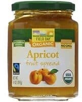 APRICOT ORGANIC FRUIT SPREAD, APRICOT