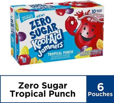 Tropical Punch Zero Sugar Jammers Drink, Tropical Punch