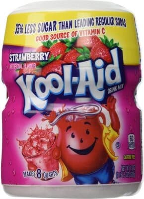 Strawberry soft drink mix