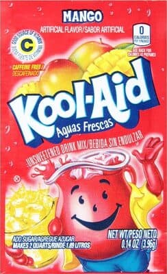 Kool aid aguas frescas mango drink mix
