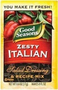 ZESTY ITALIAN SALAD DRESSING & RECIPE MIX