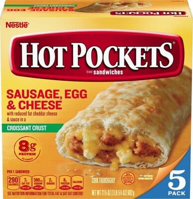 Frozen sandwiches sausage