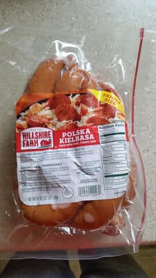 Polska kielbasa made with pork, turkey, beef