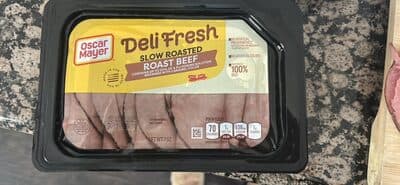 DELI FRESH SLOW ROASTED ROAST BEEF SLICED LUNCH MEAT