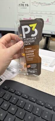 Portable Protein Pack Turkey Dark Chocolate Nut Clusters Cheddar