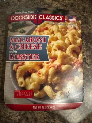 MACARONI & CHEESE WITH LOBSTER, LOBSTER
