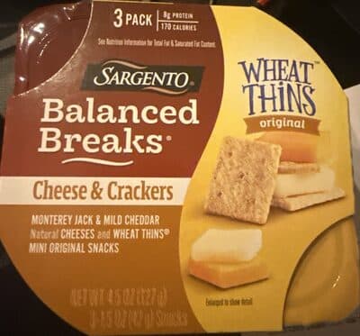 Balanced Breaks Cheese & Crackers