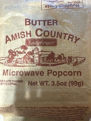MICROWAVE POPCORN, BUTTER