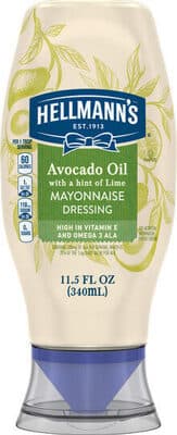 AVOCADO OIL WITH A HINT OF LIME MAYONNAISE DRESSING, AVOCADO OIL WITH A HINT OF LIME