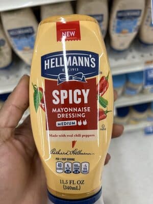 MEDIUM SPICY MAYONNAISE DRESSING, MEDIUM SPICY MAYONNAISE