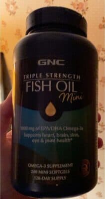 Triple strength fish oil mini