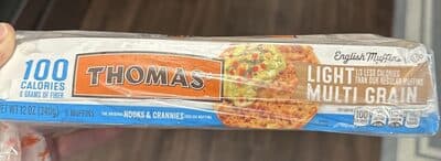 Light Multi Grain English Muffins