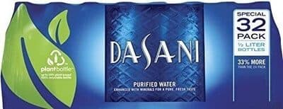 Dasani purified water