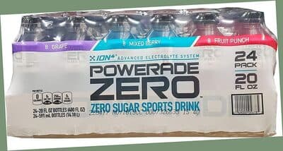 Zero sports drink variety