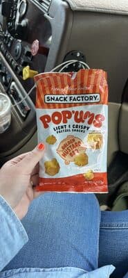 Snack Factory Pop'ums Golden Mustard BBQ Pretzel Snacks, 2.6 Oz Bag