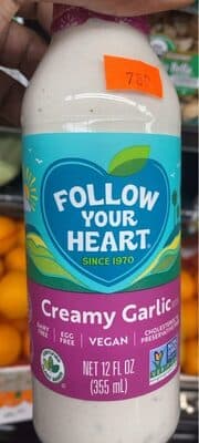 SALAD DRESSING, CREAMY GARLIC
