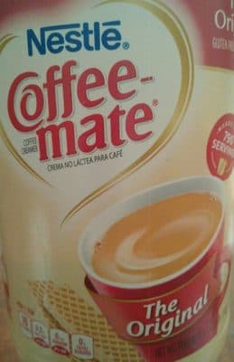 Nestle coffee-mate coffee creamer canister
