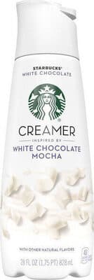 White chocolate coffee creamer