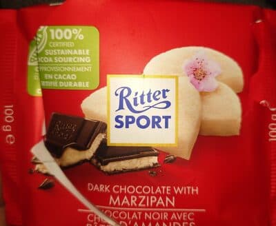 Dark Chocolate With Marzipan