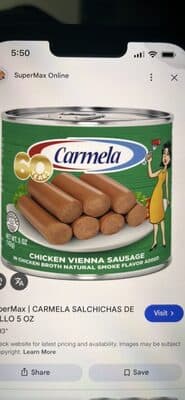 CHICKEN SAUSAGE IN CHICKEN BROTH, CHICKEN SAUSAGE