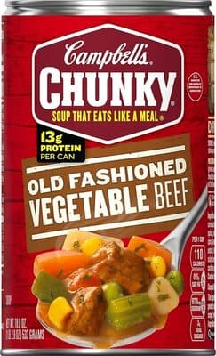 Chunky Old Fashioned Vegetable Beef