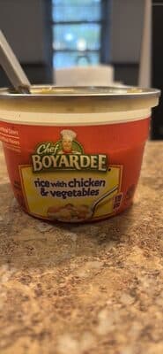 rice with chicken & vegetables