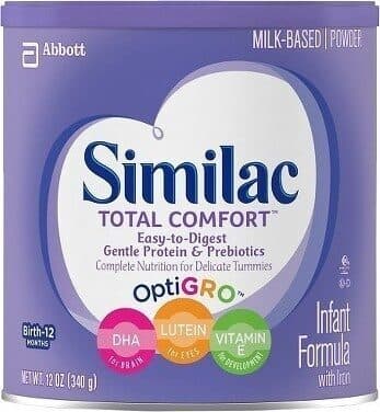 SIMILAC TOTAL COMFORT 12OZ POWDER 6CT