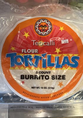 Flour Tortillas Burrito Size