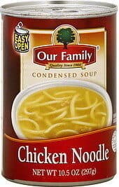 CHICKEN NOODLE CONDENSED SOUP, CHICKEN NOODLE