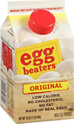 EGG BEATERS Real Egg Product, No Cholesterol, No Fat, Real Eggs, 16 oz.