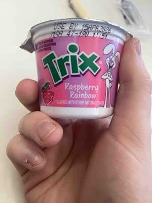 Raspberry Rainbow Low Fat Yogurt