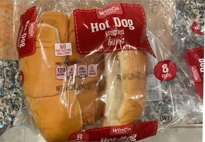 ENRICHED HOT DOG BUNS, HOT DOG