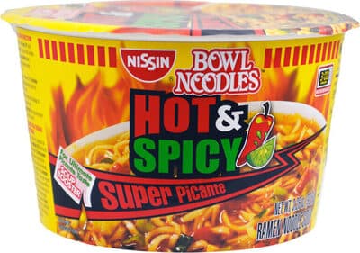 Blazing hot & spicy ramen noodle soup