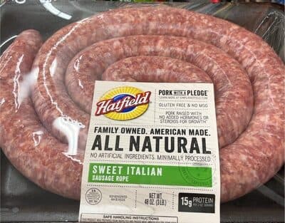 SWEET ITALIAN SAUSAGE ROPE, SWEET ITALIAN