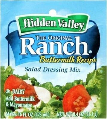 SALAD DRESSING & SEASONING MIX, BUTTERMILK RECIPE