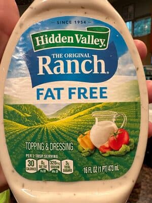 Ranch Fat Free Condiment & Dressing