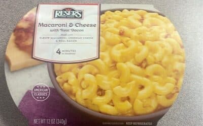 MACARONI & CHEESE WITH REAL BACON, REAL BACON