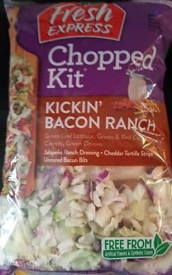 KICKIN' BACON RANCH  SALAD, BACON
