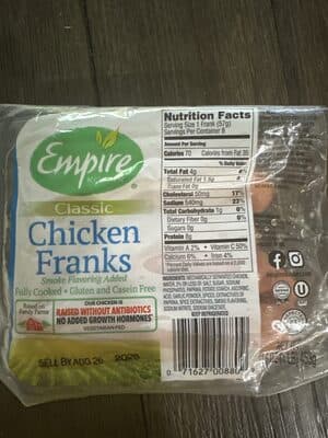 CLASSIC CHICKEN FRANKS