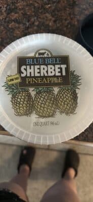 Sherbet Pineapple