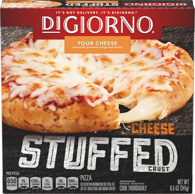 DiGiorno Personal Size Stuffed Crust Four Cheese 6in Frozen Pizza 8.5oz Box