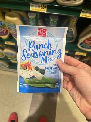 RANCH SEASONING SALAD DRESSING MIX, RANCH