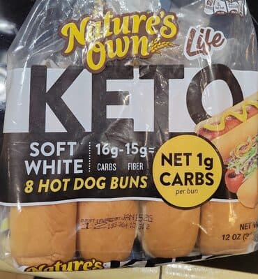 Soft White 8 Hot Dog Buns